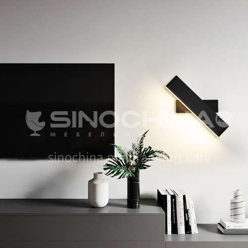 Modern minimalist LED wall lamp creative acrylic long wall lamp staircase aisle bedroom bedside wall lamp KRS-W9013